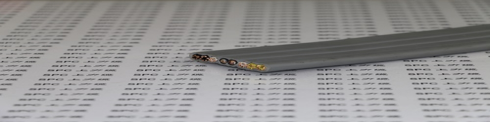 YFFBG-CAT5E帶網(wǎng)線行車(chē)扁電纜鋼絲加強(qiáng)型  SPCFLAT-CRANE-YYG+CAT5E雙鋼絲行車(chē)扁電纜帶網(wǎng)線